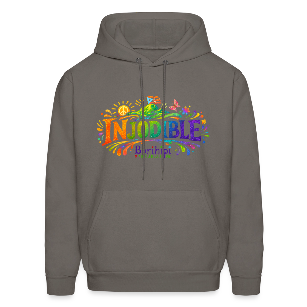 Hoodie - Injodible - asphalt gray