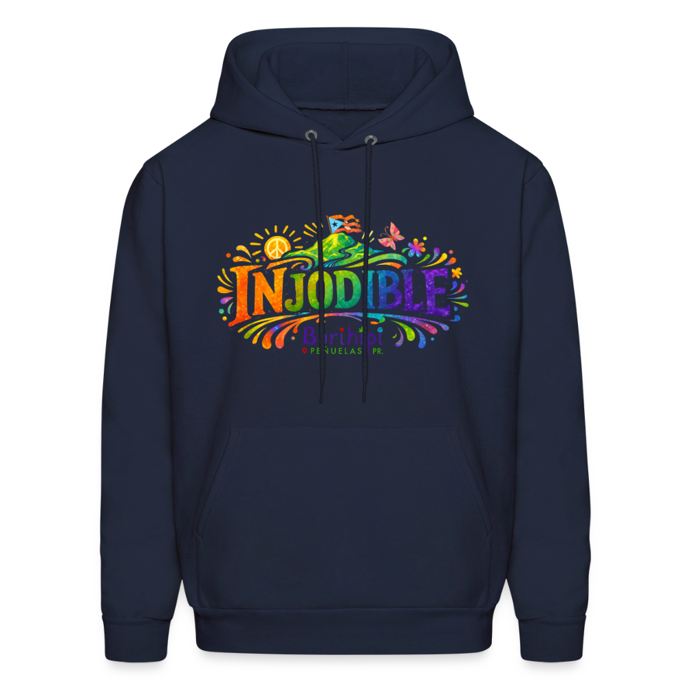 Hoodie - Injodible - navy