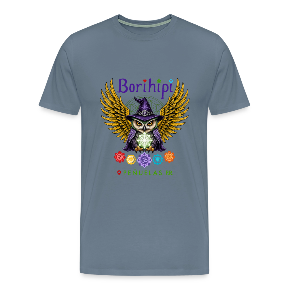 Men's Premium T-Shirt - steel blue