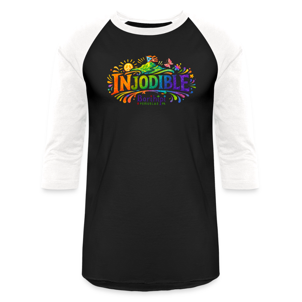 Baseball T-Shirt - black/white