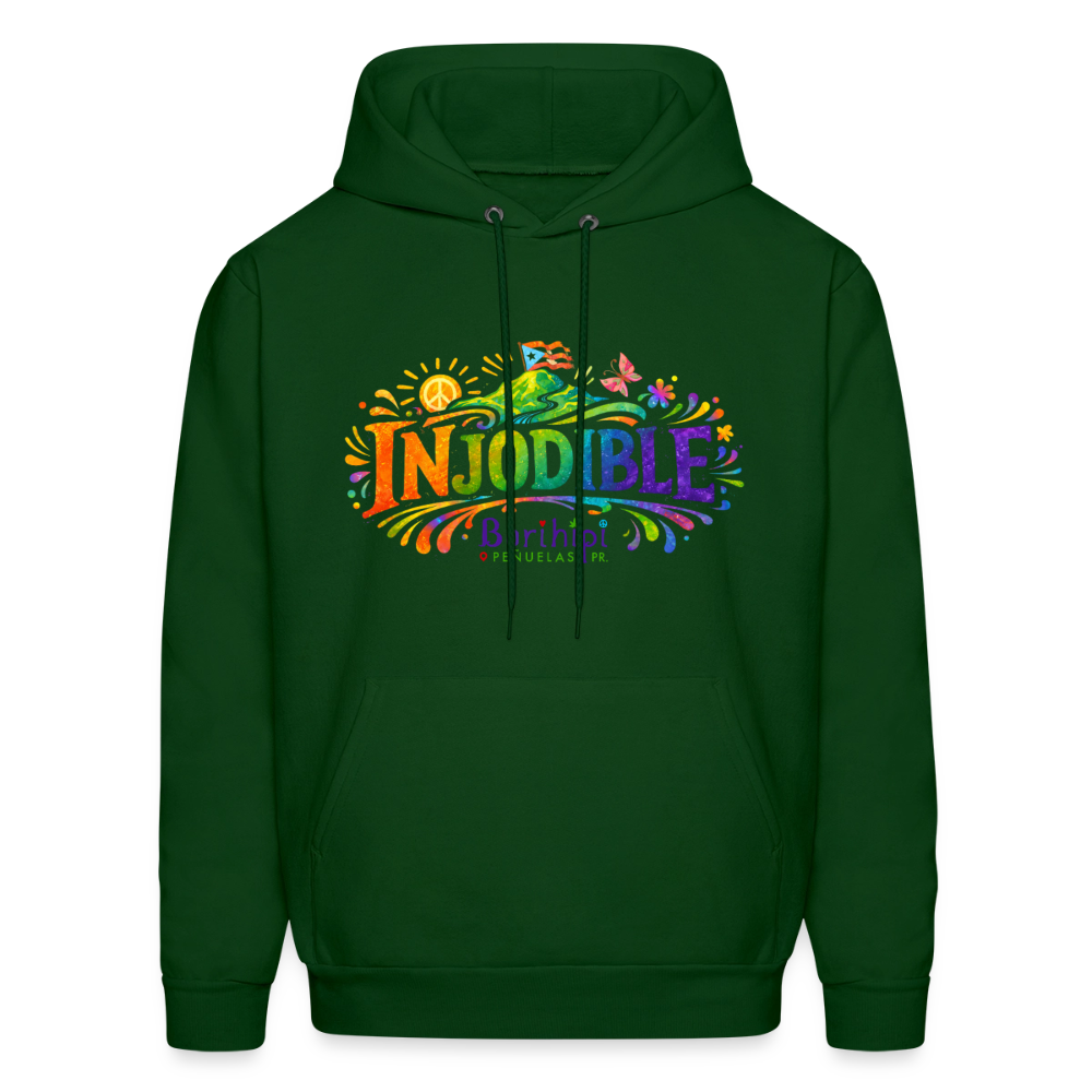 Hoodie - Injodible - forest green