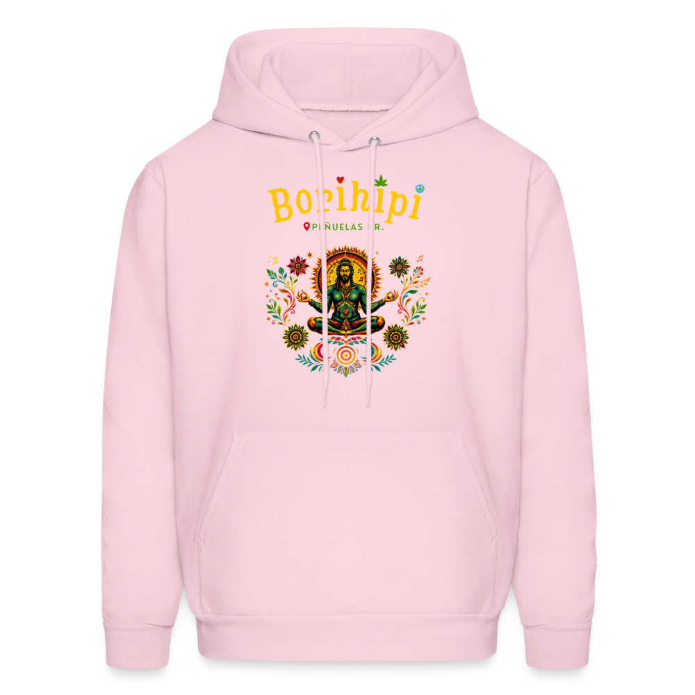 Borihipi Hoodies - pale pink