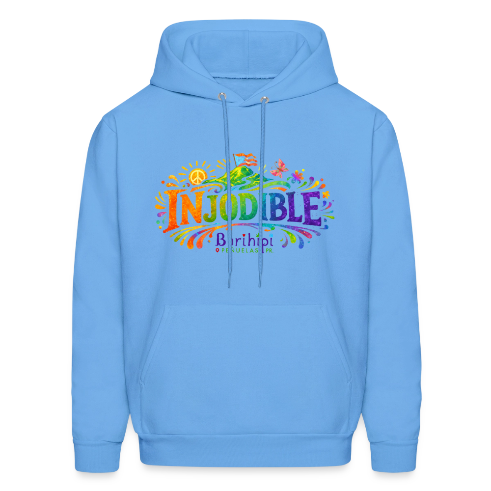 Hoodie - Injodible - carolina blue
