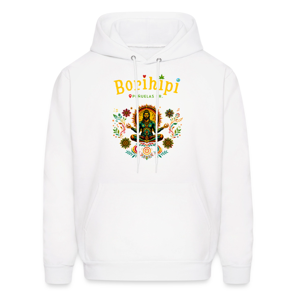 Borihipi Hoodies - white