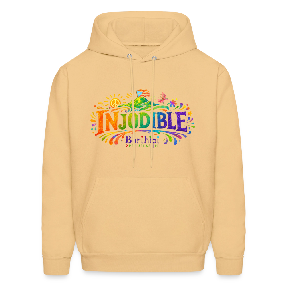 Hoodie - Injodible - light gold 