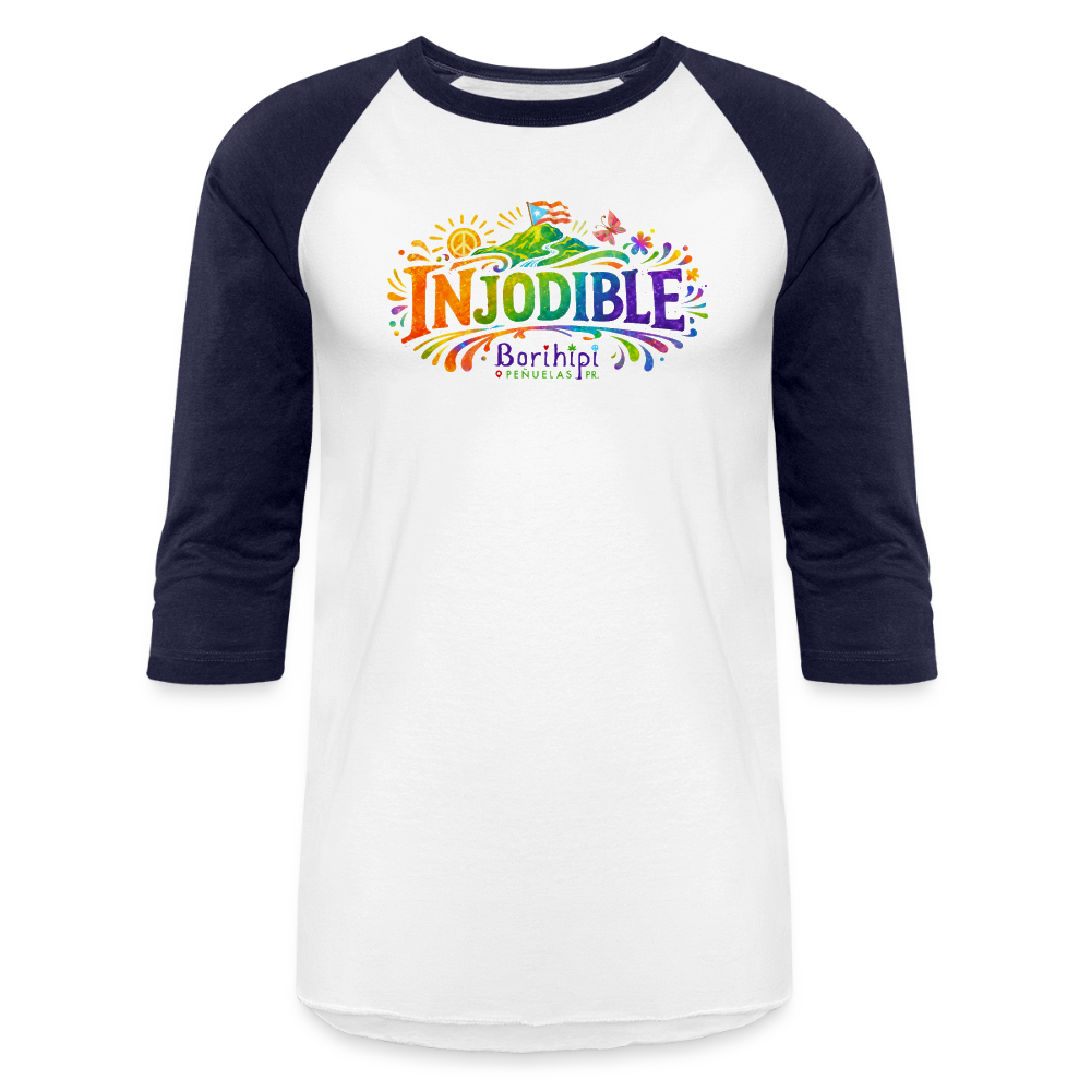 Baseball T-Shirt - white/navy