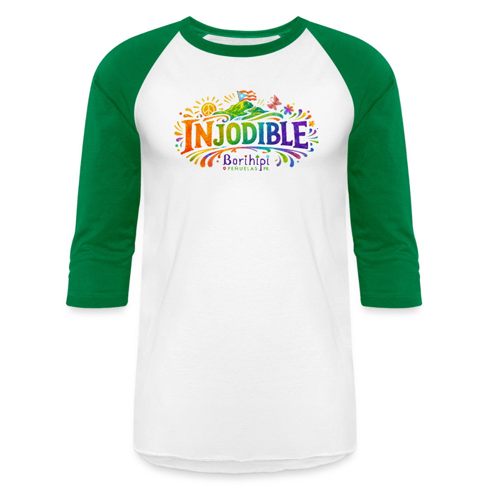 Baseball T-Shirt - white/kelly green