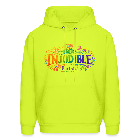 Hoodie - Injodible - safety green