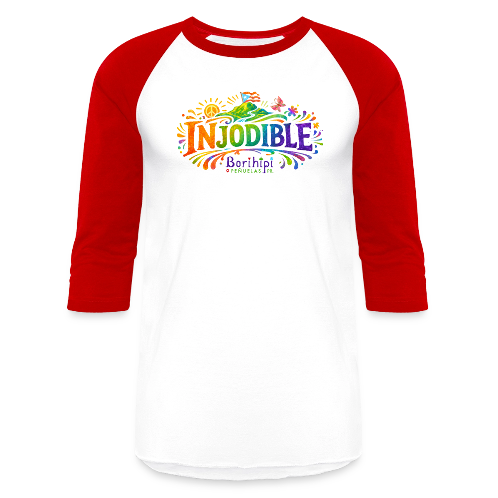 Baseball T-Shirt - white/red