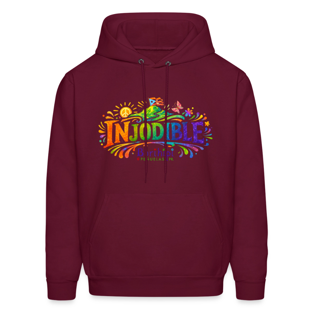 Hoodie - Injodible - burgundy