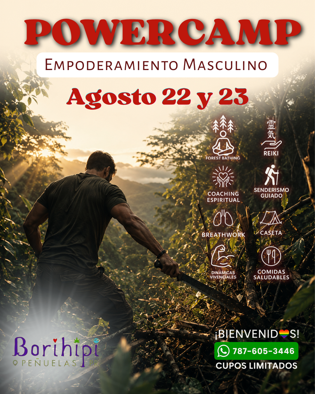 DEPOSITO POWERCAMP DE HOMBRES (Agosto 22 y 23)
