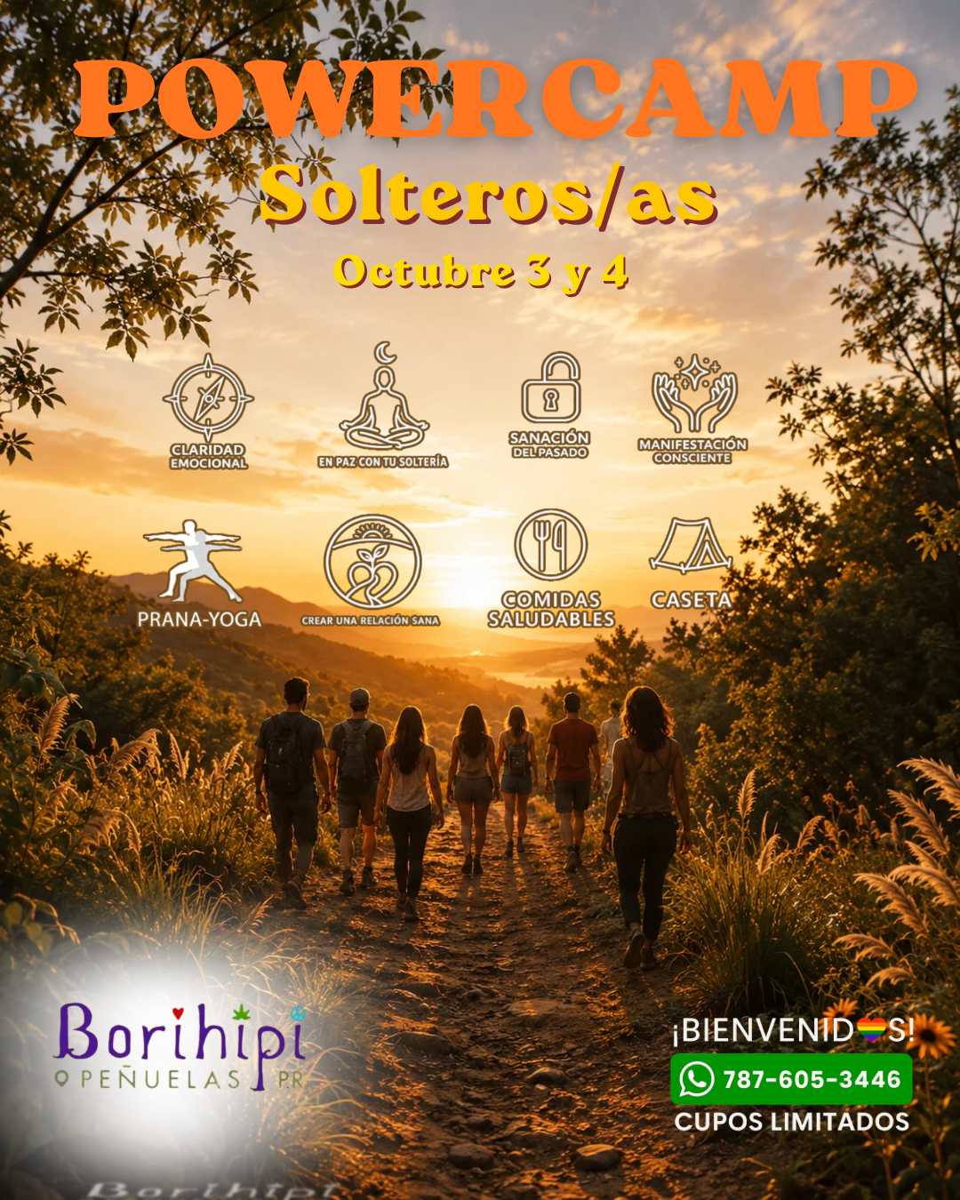 DEPOSITO - POWERCAMP DE SOLTEROS/AS (Octubre 3 y 4)